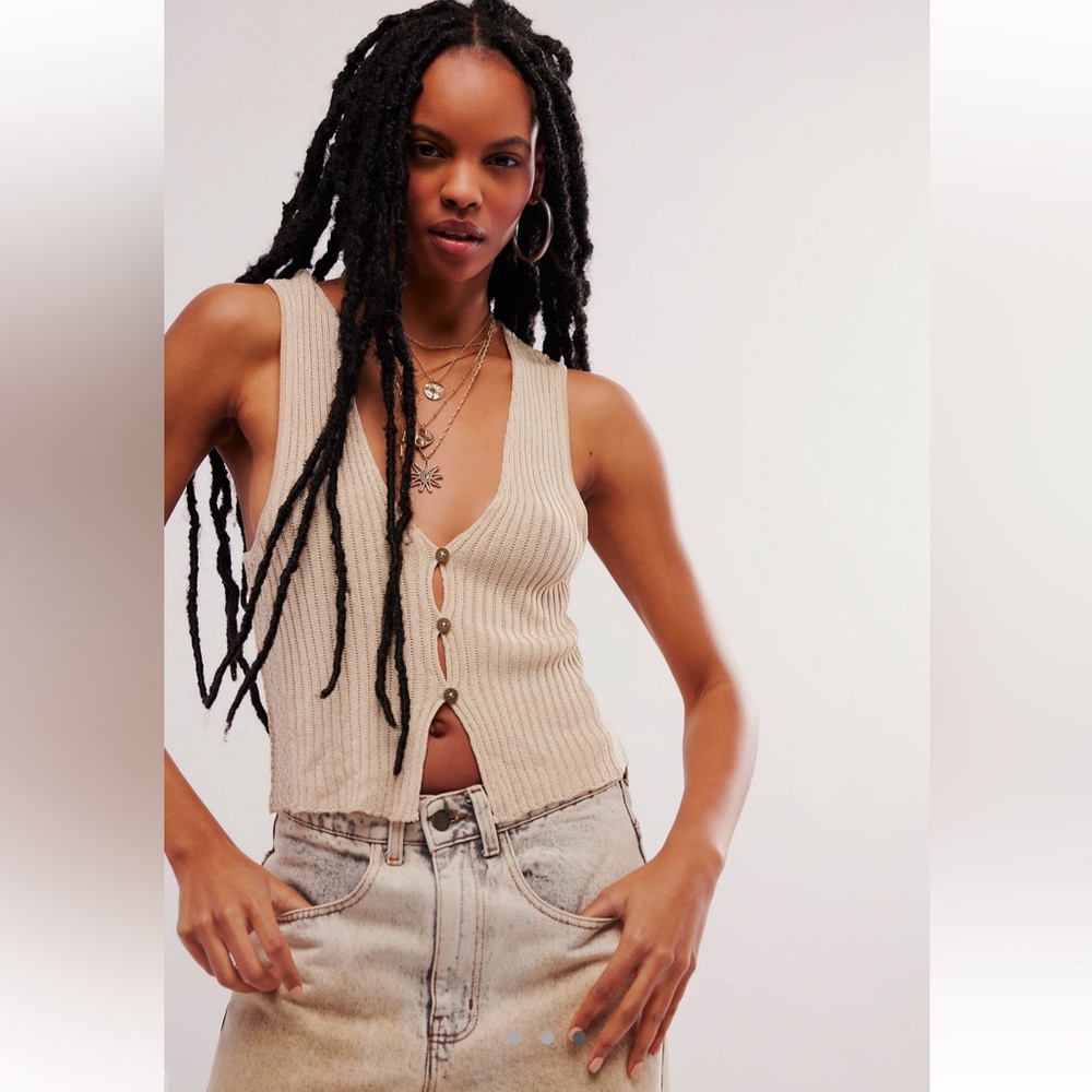 Free People Seascape Waistcoat
